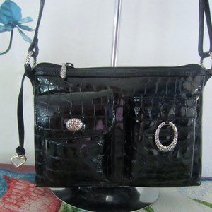 Brighton Shoulder Bag/Crossbody--H10683--Black--Used 3-4 times--Mint